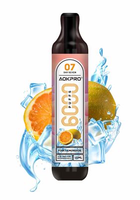 Prefilled Wegwerfnikotin-abgehobener Betrag des Hauch-15ml 6000 aktivierte Hülsen Vapes 1.1Ohm