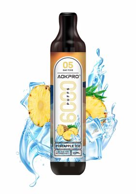 Hauch 6000 Bereit-Zu-gehen 50mg Nikotin Wegwerf-Vape 15ml Ejuice