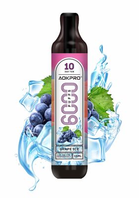 Nikotin Wegwerf-Vape PCTG 5 0 undichte Wegwerfe Zigarette 600mAh