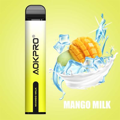 Mango Hauch des Milchgeschmack-30mg 2500 Wegwerf-glatten abgehobenen Betrag 850mAh Vape