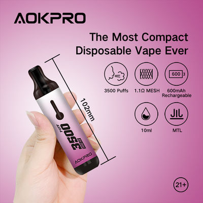 20mg salzen die vorbelastete Hauch-Stange 600mAh Nic Flavored Disposable Vapess 3500