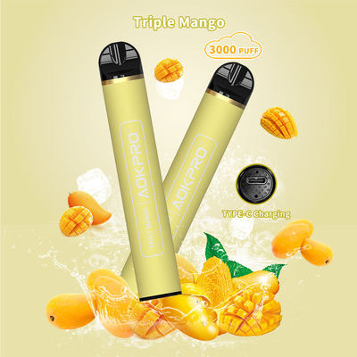 8ml Eliquid 3000 Mango des Hauch-Stangen-Kasten-600mAh Rechargeble würzte Vape