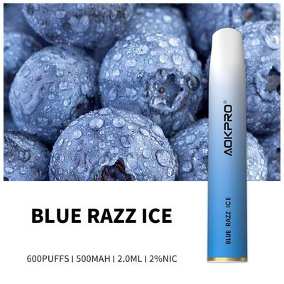 2ml Hauche der E-Flüssigkeits-TPD Vape 500mah Vape des Stift-600 nicht wiederaufladbar