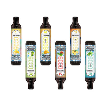 Unter-Ohm-Behälter 15ml Prefilled 6000 leckende Hauch Wegwerf-Vape-Hülse 0