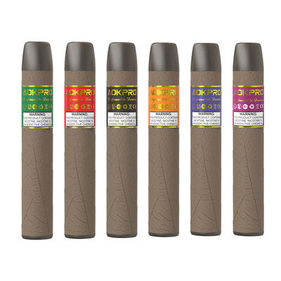 NIKOTIN-Salz-Geräte Vape-Stift 400mAh des Nikotin-2% Wegwerf