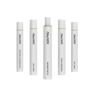 Hauch-Wegwerfnikotin Vapes TPD 2ml Nic Salt 600 Zustimmung