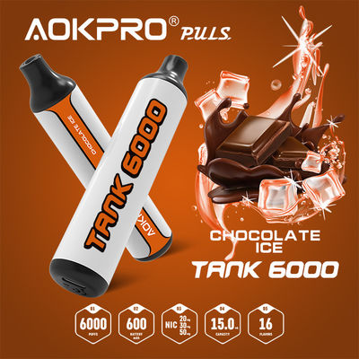 Schokoladen-Eis-elektronische Zigarette Vape des medizinischen Grad-PCTG Wegwerf-Vape des Stift-15ml