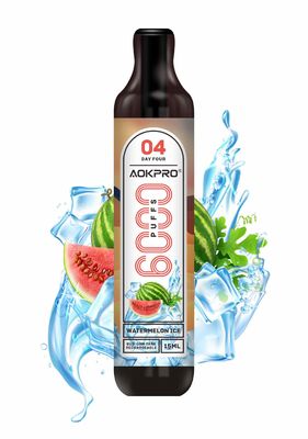 Hauch 15ml 6000 5 Prozent des Nikotin-Vape Juice Watermelon Puff Bars 600mAh