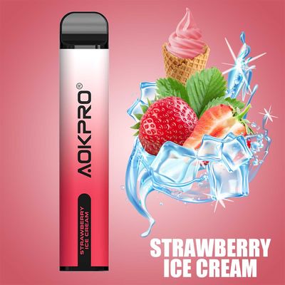 AOKPRO Eliquid 7ml 2500 stoßen Wegwerf-Vape-Hülsen-Gerät 850mAh luft