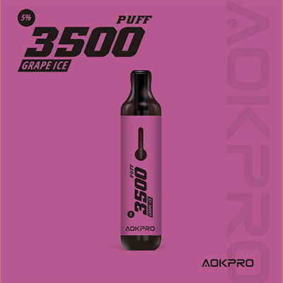 Sichtbares Nikotin 12ml 50mg würzte Wegwerf-Vapes 3500 Hauche