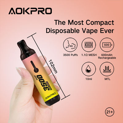 Rosa gewürzte E Wegwerfzigaretten Vape 1.1ohm der Limonaden-30mg