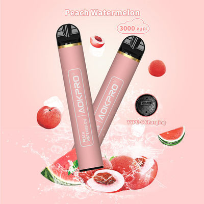 Hauch Edelstahl-Mesh Coil Disposables 3000 Vape TYPE-C Aufladung