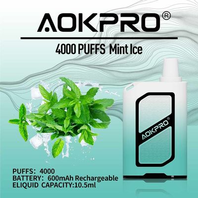 Mesh Coil Sub-Ohm 15ml Usb-Art-c Hauche 600mAh des Vape-Hülsen-Stift-4000