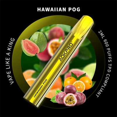 Salz-Nic Disposable Pod Devices 600 MTL 2% Hauch-Elfen-Stange Vape