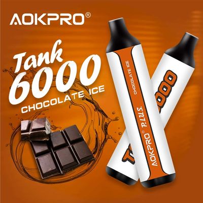 1.2ohm greifen 6000 Hauch Wegwerf-Vape Pen Chocolate Ice Flavor ineinander