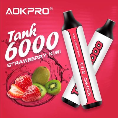 Hauch SS PCTG 6000 Prefilled Wegwerf-Vape-Hauch-Stange Kiwi Strawberry 15ml