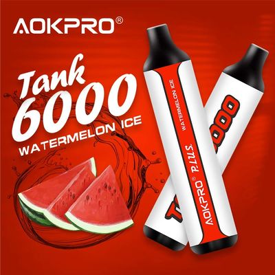Wieder aufladbares Nikotin 6000 SS 5 stoßen Wegwerf-Vape Pen Anti Leaking luft