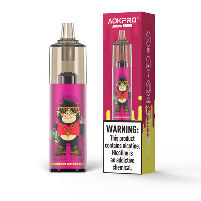 FCC, das CER ROHS Wegwerf-Vapes 15000 würzte, stößt wieder aufladbares Gerät luft