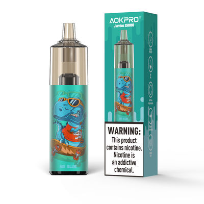 Gewürztes Wegwerf-20ml 15000 stößt sichtbare Behälter-Luftstromregelung Vape luft